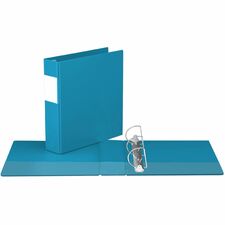 Davis Group Premium Economy, Angle D Ring, Binder, (Turquoisee Blue, 2") - 2" (50.80 mm) Binder Capacity - 8 1/2" (215.90 mm) x 11" (279.40 mm) Sheet Size - 475 Sheet Capacity - 3 Ring(s) - Fastener(s): D-Ring - Pocket(s): 2, Inside Front & Back - Polypropylene - Turquoise Blue - Label Holder - 1 Each
