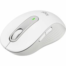 Logitech Wireless Mouse - Optical - Wireless - Bluetooth/Radio Frequency - Off White - USB - 2000 dpi - Scroll Wheel - 5 Button(s) - 5 Programmable Button(s) - Medium Hand/Palm Size - 1 Each