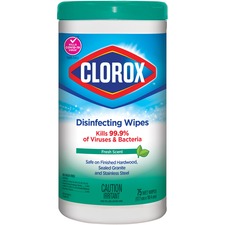 Clorox Disinfecting Wipe - Wipe - Fresh Scent - 75 / Pack - 1 Each