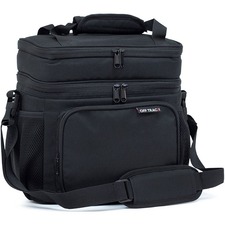 Geocan Carrying Case Lunch - Black - 10.80" (274.32 mm) Height x 10.20" (259.08 mm) Width x 9" (228.60 mm) Depth - 15 L Volume Capacity - 1 Each