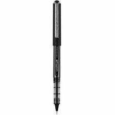 uniballâ„¢ Vision Rollerball Pens - Micro Pen Point - 0.5 mm Pen Point Size - Black Pigment-based Ink - 1 Each