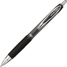 uniball&trade; 207 Retractable Gel - Medium Pen Point - 0.7 mm Pen Point Size - Conical Pen Point Style - Refillable - Retractable - Black Pigment-based Ink - Translucent Barrel - 1 Each