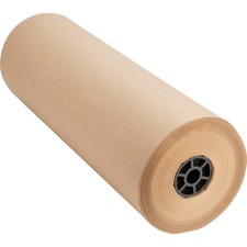 Sparco Bulk Kraft Wrapping Paper - 24" (609.60 mm) Width x 1050 ft (320040 mm) Length - 1 Wrap(s) - Kraft - Brown