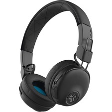 JLab Studio Wireless On-Ear Headphones - Stereo - Wireless - Bluetooth - 30 ft - 32 Ohm - 20 Hz - 20 kHz - Over-the-head - Binaural - Circumaural - MEMS Technology Microphone - Black