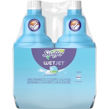 Swiffer WetJet Multi-Surface Cleaner Solution Refill - Fresh - 42.3 fl oz (1.3 quart) - Fresh Scent - 2 / Pack