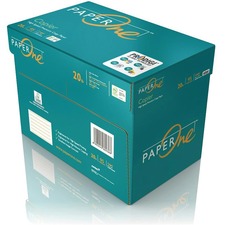PaperOne Copying and Printing Paper- White - Legal - 20 lb Basis Weight - 5 / Carton - Programme for the Endorsement of Forest Certification (PEFC) - Double-sided