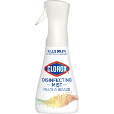 Clorox Disinfecting Mist, Multi-Surface Disinfectant - 16 fl oz (0.5 quart) - Lemongrass Mandarin Scent - 1 Each - Disinfectant, Non-aerosol, Bleach-free, Odor Resistant, Freshen, Deodorize