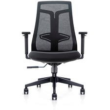 Horizon Activ A88 Chair - Mesh Fabric Back - Mid Back - 5-star Base - Armrest - 1 Each
