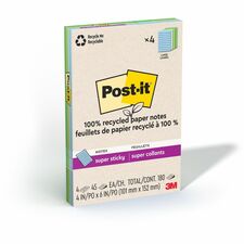 Post-it MMM4621R4SST Adhesive Note