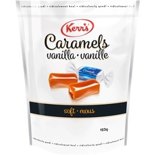Kerr's Vanilla Caramels 123g - Vanilla Caramel - No Artificial Color, No Artificial Flavor, No High Fructose Corn Syrup, Peanut-free, Nut-free, Gluten-free - 123 g - 1 Each