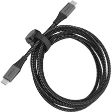 OtterBox USB-C to USB-C Cable Premium Pro Fast Charge - 6.6 ft (2 m) USB-C Data Transfer Cable - First End: 1 x USB Type C - Male - Second End: 1 x USB Type C - Male - 480 Mbit/s - Black