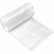 Trash Bag, 4 gal, 18" x 17", 0.24 mil, High Density, Natural, Can Liner, 1/Carton