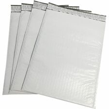 Spicers Xpak Bubble Mailers - Mailing/Shipping - #7 - 14" (355.60 mm) Width x 19" (482.60 mm) Length - Self-sealing - White - Polyethylene - 50 / Box