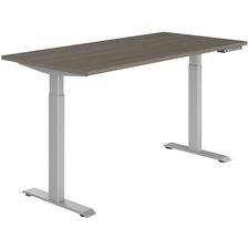 Global Ionic Utility Table - For - Table TopRectangle Top - 2 Legs - Assembly Required - Mahogany - Laminate Top Material - 1 Each