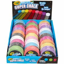 Crayola Outdoor Super Chalk - Assorted - 30 / Set