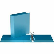 Davis Group Easyview Ring Binder - 2" (50.80 mm) Binder Capacity - 8 1/2" (215.90 mm) x 11" (279.40 mm) Sheet Size - 400 Sheet Capacity - 3 Ring(s) - Fastener(s): Round Ring - Pocket(s): Inside Front & Back - Polypropylene - Turquoise Blue - 7.60 lb (3447.30 g) - Recycled - Clear Overlay, Ink-transfer Resistant, PVC-free, Durable - 1 Each