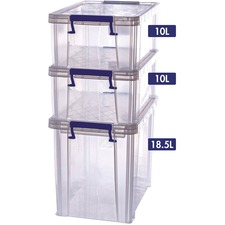 Bankers Box Storage Case - Double Wall - Stackable - Polypropylene
