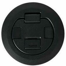 Wiremold 4AT Surface Style Evolution&trade; Poke-Thru Cover-Black