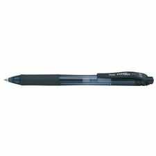 Pentel EnerGel-X Retractable Gel Pens - Medium Pen Point - 0.7 mm Pen Point Size - Refillable - Retractable - Black Gel-based Ink - Black Barrel - Metal Tip 