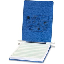 ACCO PRESSTEX Unburst Sheet Covers - 6" Binder Capacity - Letter - 8 1/2" x 11" Sheet Size - Light Blue - Recycled - Retractable Filing Hooks, Hanging System, Moisture Resistant, Water Resistant - 1 Each