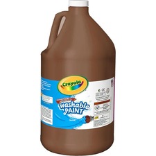 Crayola Activity Paint - Liquid - 3.79 L - 1 Each - Brown