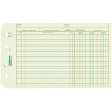 Blueline BLIA14055 Accounting Book Refill
