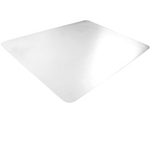 Floortex Desk Pad - Rectangular - Polyvinyl Chloride (PVC) - Clear