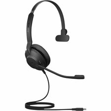 Jabra Evolve2 30 Headset - Mono - USB Type C - Wired - 20 Hz - 20 kHz - On-ear - Monaural - Ear-cup - 4.9 ft Cable - MEMS Technology Microphone - Noise Canceling - Black