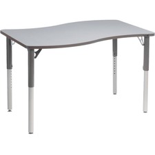 MITYBILT Conekt Linx Eko - Four Leg Base - 4 Legs x 1" Table Top Thickness - 29.5" Height - Powder Coated - High Pressure Laminate (HPL) - Particleboard Top Material