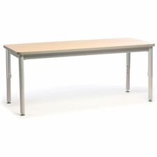 MITYBILT Classic Activity Table - For - Table TopDesigner White Rectangle, Laminated Top - 4 Legs - 29.5" Height - Particleboard, High Pressure Laminate (HPL), Laminate Top Material