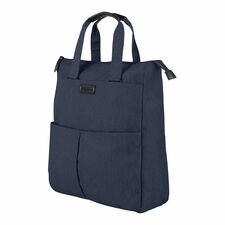 bugatti Carrying Case (Backpack/Tote) for 15" to 15.6" Apple iPad Notebook - Navy - Water Resistant, RFID Resistant - Polyester, Plastic Body - Elastic Interior Material - Shoulder Strap, Handle, Trolley Strap - 15.98" (406 mm) Height x 14.02" (356 mm) Width x 5.98" (152 mm) Depth - Female