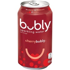 bubly Sparkling Water Cherry - Ready-to-Drink - 355 mL - 12 Can / Box