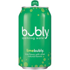 bubly Sparkling Water Lime - Ready-to-Drink - 355 mL - 12 Can / Box