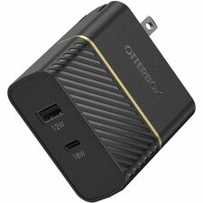 OtterBox USB-C and USB-A Dual Port Wall Charger, 30W Combined Fast Charge - 30 W - Rugged - 120 V AC, 230 V AC Input - 5 V DC, 9 V DC Output - 3 A