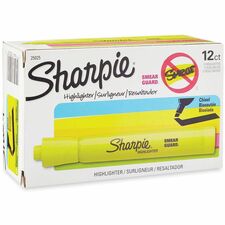 Sharpie Highlighter - Tank - Chisel Marker Point Style - Fluorescent Yellow