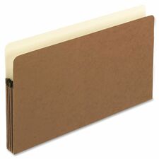 Pendaflex Legal Recycled Expanding File - 8 1/2" x 14" - 3 1/2" Expansion - Manila, Tyvek, Red Fiber - 30% Recycled - 1 Each