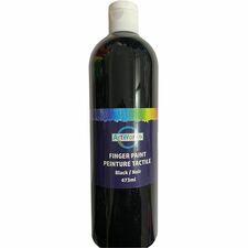 DBLG Import Inc Artworks Finger Paint - Black - 473 mL - Washable - 1 Each