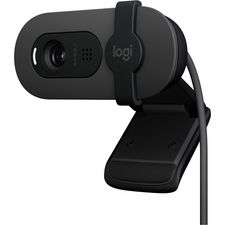 Logitech BRIO 100 Webcam - 2 Megapixel - 30 fps - Graphite - USB Type A - 1920 x 1080 Video - Fixed Focus - 58&deg; Angle - Microphone - Windows, macOS