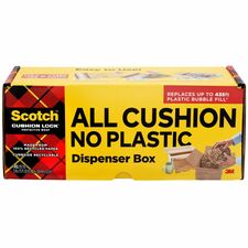 Scotch Expanding Protective Wrap - 12" Width x 175 ft Length - Cushioned, Recyclable, Easy to Use - Kraft Paper - Brown - 1Roll