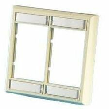 Ortronics Series II Faceplate (Dual Gang), .75" Deep