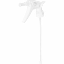 Globe Foaming Trigger Sprayer - 9.25"L Tube/ 32Oz Bottle / White - 9.25" (234.95 mm) - White - 1