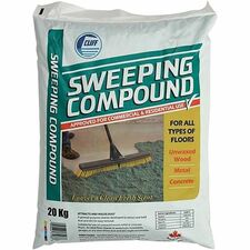 Cliff Sweeping Compund - For Wood, Metal, Concrete, Floor - Powder - 44.09 lb (20000 g) - No-wax - 1 Each