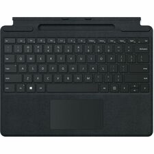 Microsoft Signature Keyboard/Cover Case Microsoft Surface Pro 4, Surface Pro 3 Tablet - Black - Stain Resistant - Alcantara Body - 9" (228.60 mm) Height x 12" (304.80 mm) Width x 1.12" (28.45 mm) Depth - 1 Each