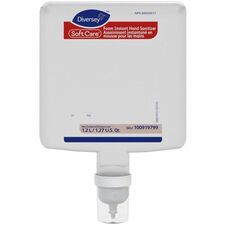 Diversey Soft Care Hand Sanitizer Foam Refill - Alcohol Scent - 1.20 L - Cartridge Dispenser - Hand - Colorless - Quick Drying, No Rinse - 6 / Pack