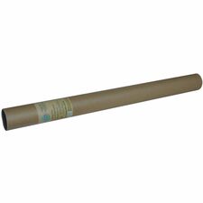 Earth Hugger Mailing Tube - Shipping - 24" (609.60 mm) Length x 2" (50.80 mm) Diameter - Removable End Caps - Brown Kraft, Brown - Paper, Cardboard, Plastic - 12 / Carton
