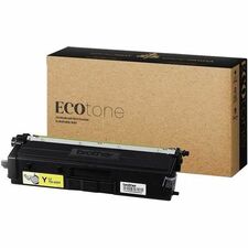 Ecotone Remanufactured Standard Yield Laser Toner Cartridge (TN433Y) - Yellow - 1 Pack - 4000 Pages