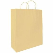 Gunther Mele Kraft Paper Shopper Universal 18x7x19x7in Paper Twist Handle Handle - 18" (457.20 mm) Width x 7" (177.80 mm) Depth - Brown Kraft - Kraft Paper - Shopping - Recycled - 200 / Carton