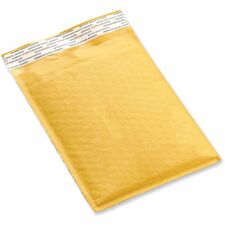 Bubble Mailers, #1, Self Adhesive, Golden Yellow Kraft, 25/Carton