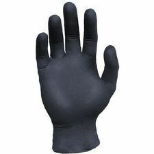 RONCO Sentron Nitrile Powder Free Gloves - 6 mil (0.15 mm) Thickness x 9.45" (240 mm) Glove Length - Oil, Allergy Protection - XXL Size - For Right/Left Hand - Textured - Nitrile - Black - Oil Resistant, Solvent Resistant, Tear Resistant, Puncture Resistant, Latex-free, Textured Grip, High Tactile Sensitivity, Non-sterile - For Industrial, Automotive, Inspection, Military, Security, Painting, Cleaning, Correction, Paramedic, Forensic, Body Art, ... - 90 / Box