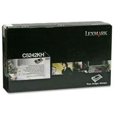 Lexmark C5242KH High Yield Laser Toner Cartridge - Black - 1 Each - 8000 Pages